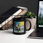 Fretboard Fantasia Black Glossy Mug - Beyond T-shirts